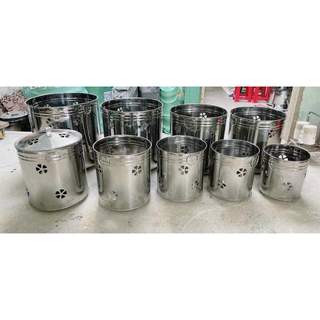 Thùng đốt giấy tiền vàng mã, thùng hóa vàng inox đủ cỡ có nắp