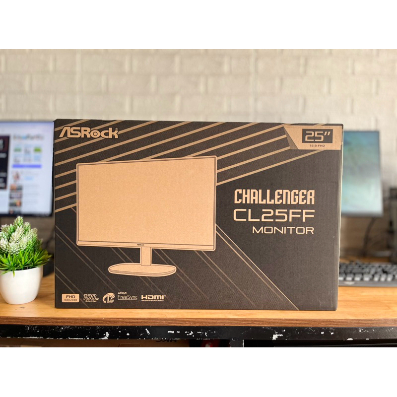 Màn hình Asrock 25inch CL25FF FHD Full viền IPS 100hz New Box