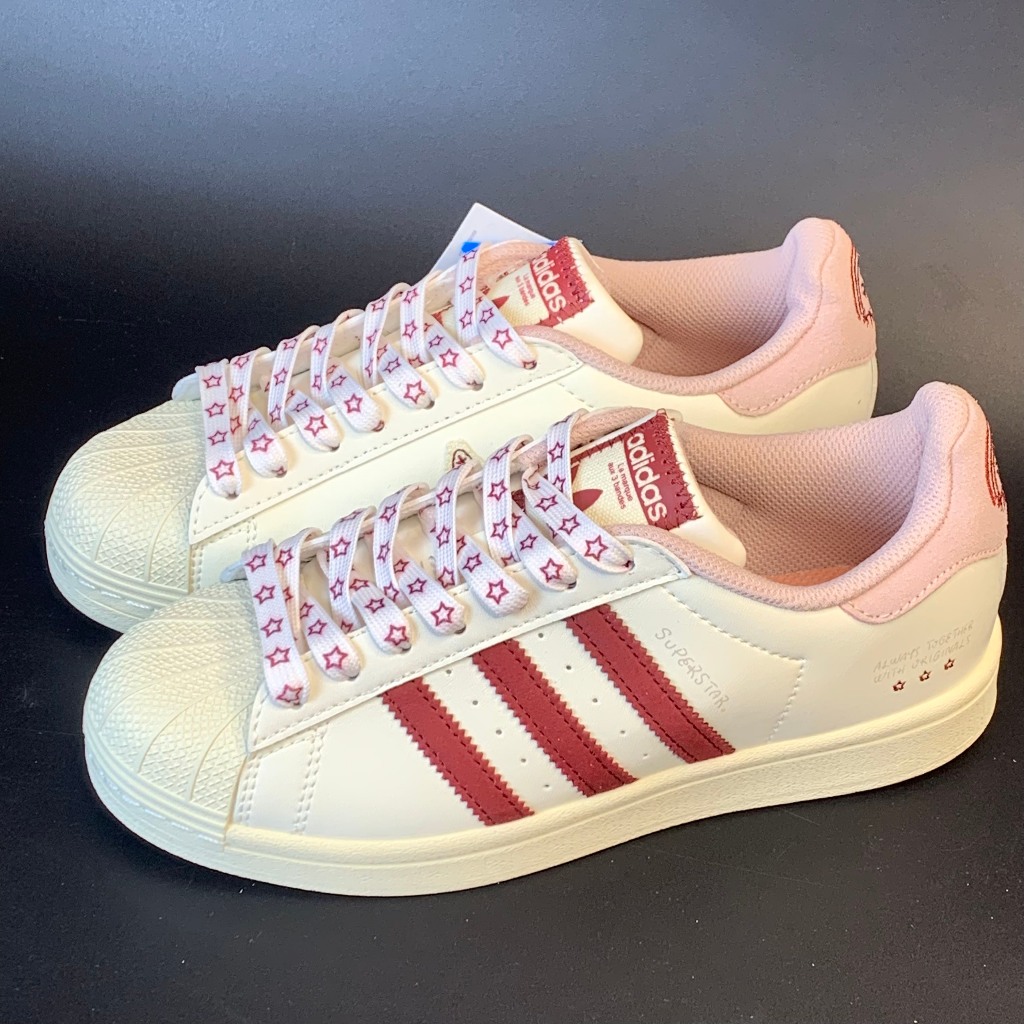 Giày Superstar Mũi Sò Hồng Phấn, Sò das Sao Mận likeauth