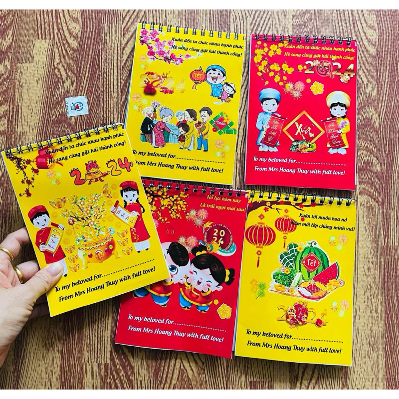 Sổ Tết in theo yêu cầu khách ( chat shop)