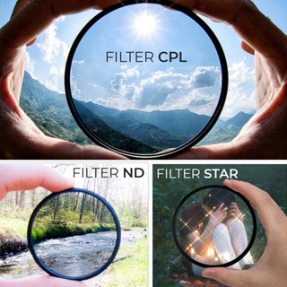 Filter điện thoại tạo hiệu ứng siêu đẹp Filter Star, Filter ND và Filter CPL chất lượng cao