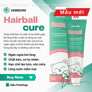 Hairball Cure - Gel dinh dưỡng tiêu búi lông trong dạ dày và ruột của chó mèo