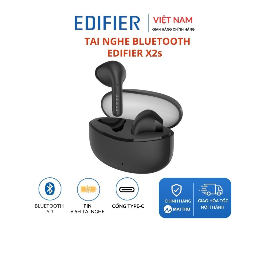 EDIFIER X2s – Tai nghe bluetooth true wireless giá rẻ chống ồn chủ động