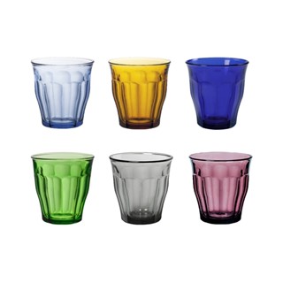 Bộ 6 Ly D1027SM Duralex -Picardie Mix color 250ml Thủy tinh cường lực cao cấp Pháp