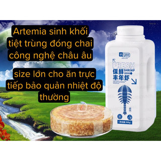 Artemia - sinh khối - thanh trùng chất lượng dinh dưỡng cao cho ăn trực tiếp,phù hợp cho cá trưởng thành và phát triển