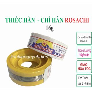 Thiếc hàn ROSACHI túi 5 cuồn - linh kiện điện tử QUỲNH DIỄN