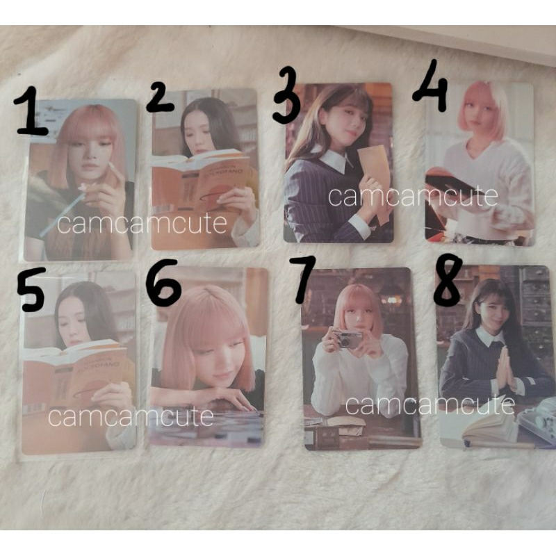 [Official] Lẻ Card BLACKPINK THE GAME-BPTG NO 1-4