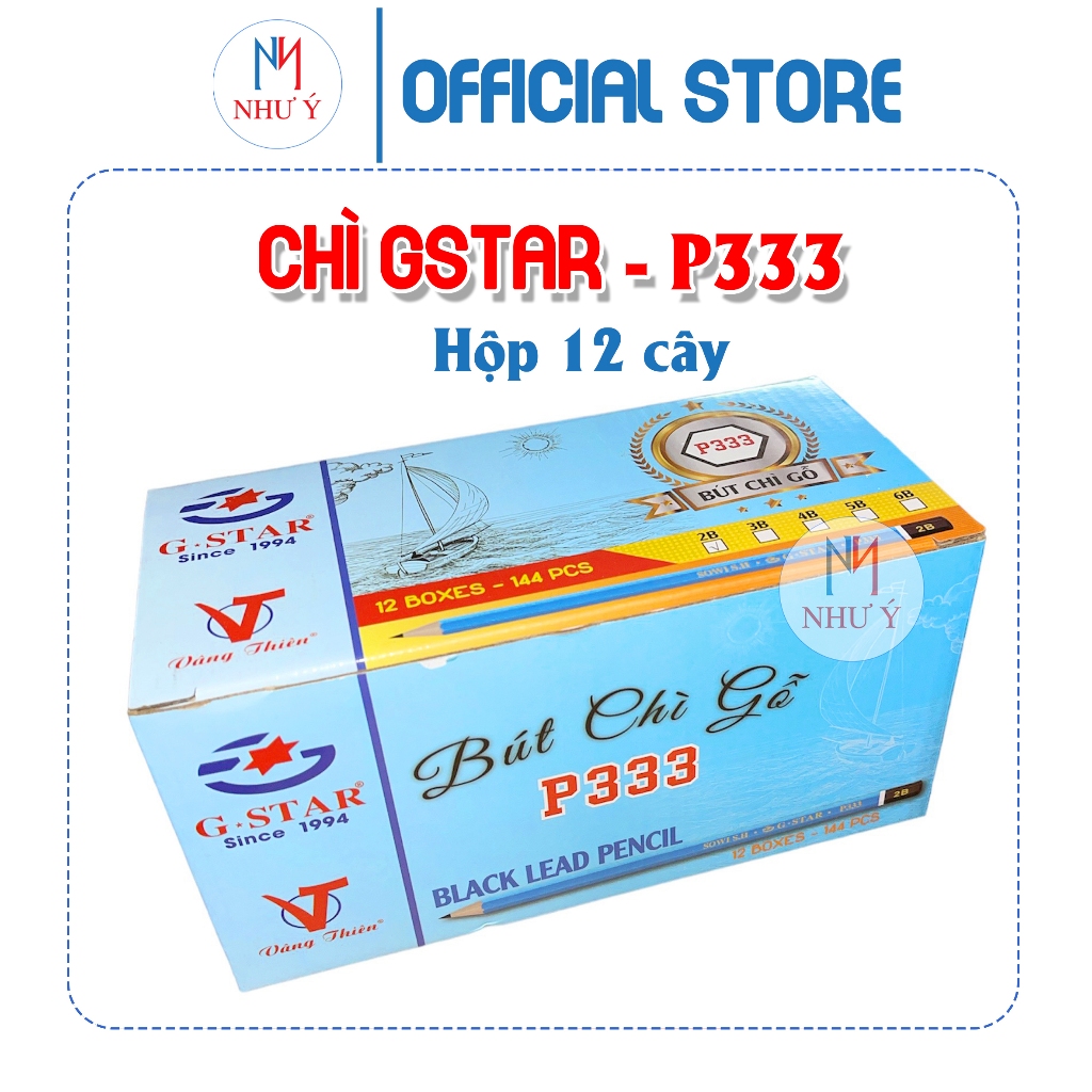 Bút chì Gstar P333 2B ( 12 cây)