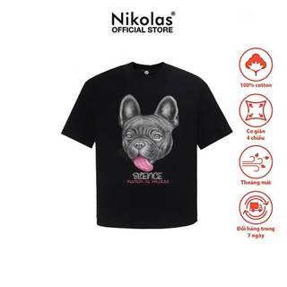 Áo thun unisex nikolas 100% cotton d14 tee