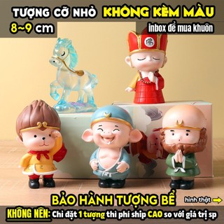 Tượng tô màu, THẦY TRÒ TÂY DU, size M, thạch cao trắng (Không kèm màu), luyện vẽ, decor