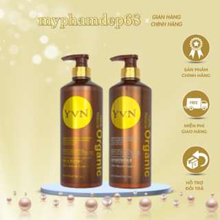 Dầu gội đầu organic YVN lưu hương lâu tới 72h làm sạch ngăn ngừa gàu ngứa phục hồi tóc hư tổn Anh Quốc
