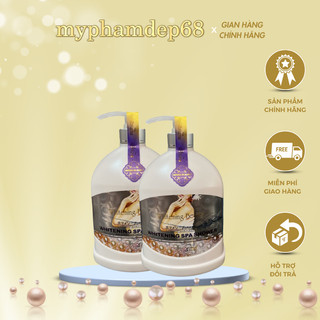 Sữa tắm thiên nhiên mềm mịn hoa hồng forsama 1200ml