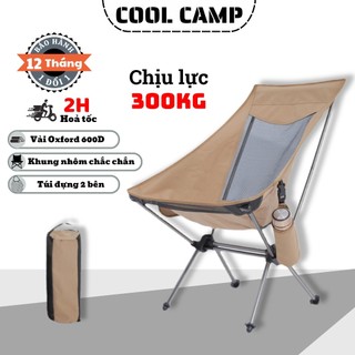 Ghế Gấp Gọn Dã Ngoại Khung Nhôm Siêu Nhẹ, Ghế Cắm Trại Camping Du Lịch Vải Oxford 600D Chống Nước