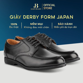  Giày Tây Nam G-0107 JB James Blanc Derby Da Bò Nhập Khẩu Đế Phíp Nhẹ Giày Da Nam 