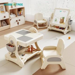 Bộ bàn lego kết hợp bàn vẽ đa năng 6IN1 Babyviva