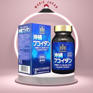 Viên uống tảo Fucoidan Okinawa xanh Nhật Bản hỗ trợ ung thư - Lọ 180 viên
