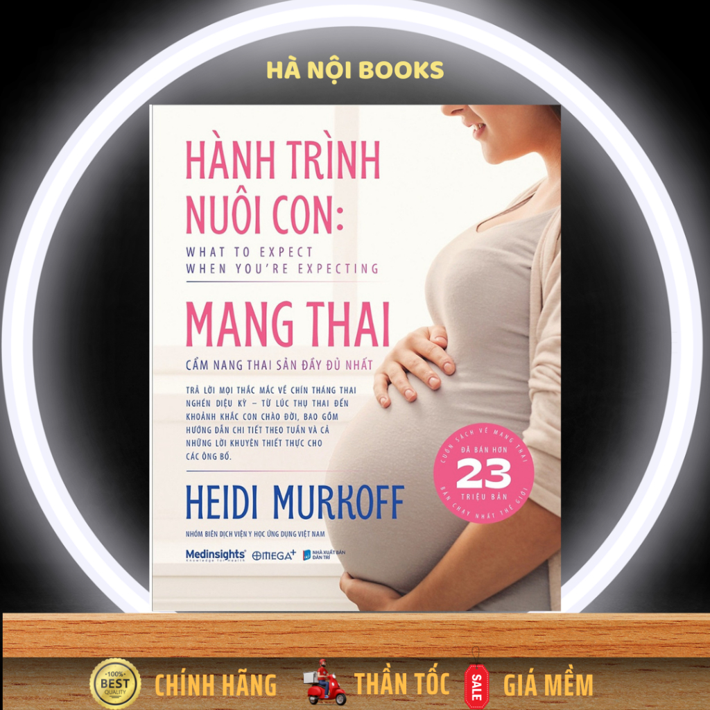 Sách - Hành Trình Nuôi Con Mang Thai Cẩm Nang Thai Sản Đầy Đủ Nhất - AlphaBooks (Bìa cứng)