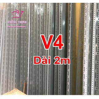  Sắt V lỗ  V4 dài 2m dày 1,6mm  Cây sắt V lỗ V4x4 Thép V lỗ Kệ V lỗ Kệ V lỗ đa năng... 