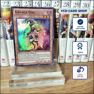 Thẻ bài Yugioh chính hãng Gagaga Girl – Super Rare