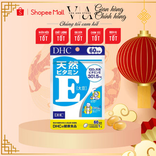 Viên uống bổ sung vitamin e dhc nhật bản gói 60 viên
