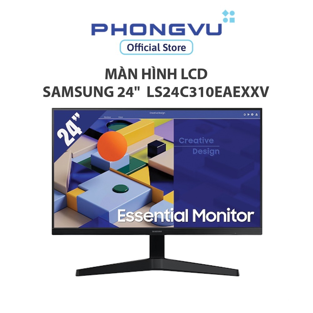 Màn hình LCD Samsung 24" LS24C310EAEXXV (1920 x 1080/ IPS/ 75Hz/ 5 (GTG))- Bảo hành 24 tháng