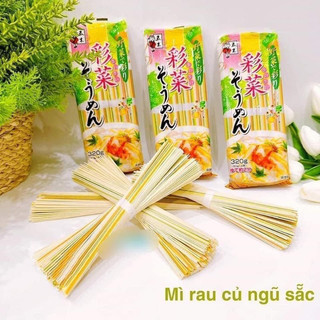 Mì somen rau củ itsuki 320g nhật bản date 2026