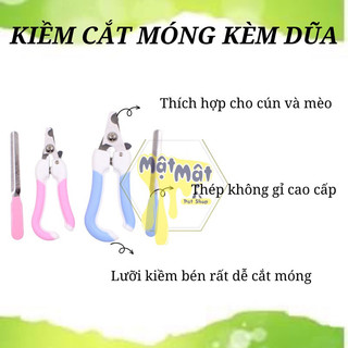 Kiềm cắt móng càng cua kèm dũa cho chó mèo