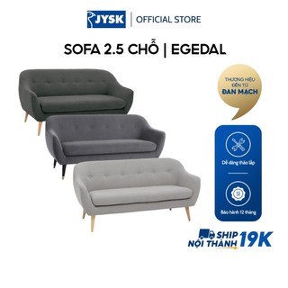 Sofa 2.5 chỗ ngồi | JYSK Egedal | vải polyester | nhiều màu | 170x81x82cm