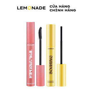 Combo Lemonade Chuốt mi Supernatural Mascara 7.5g & Tẩy trang mi sạch dịu không cay mắt Soaring Mascara REMOVER 6ml