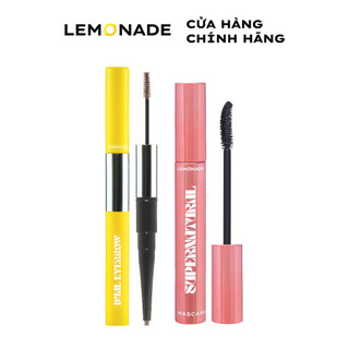 Combo Lemonade Mascara SuperNatural 7.5g và chì kẻ mày 2 đầu Want It Got It 2.75g
