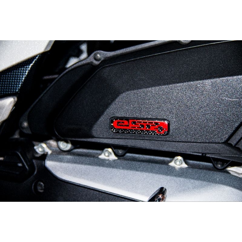 TEM NŐI ESP ĐỎ DÁN PÔ E Đúc Sợi CarbonFiber Cao Cấp