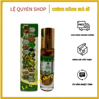 6 chai dầu lăn 22 vị thảo dược herbal liqid blam yatim brand thái lan 8ml