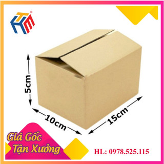 100 Hộp carton 15x10x5 cm, hộp giấy 15x10x5 cm