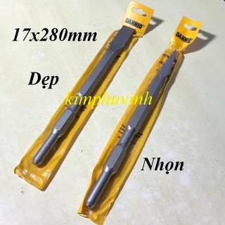 MŨI ĐỤC BÊ TÔNG 17li - MŨI PHÁ BÊ TÔNG 17MM