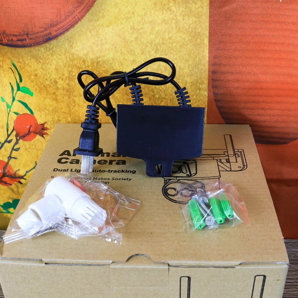 Camera 3 mắt kép ngoài trời Hopeway XEM 3 MÀN HÌNH cùng lúc, độ phân giải 5MP, xoay 360 độ, xem đêm có màu, BH 1 năm