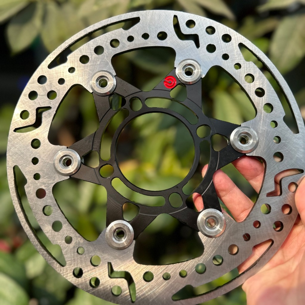 Đĩa thắng trước xe máy size 220mm 4 lổ đĩa, đa dạng kiểu cho xe wave ,Future, sirius ,Exciter 135