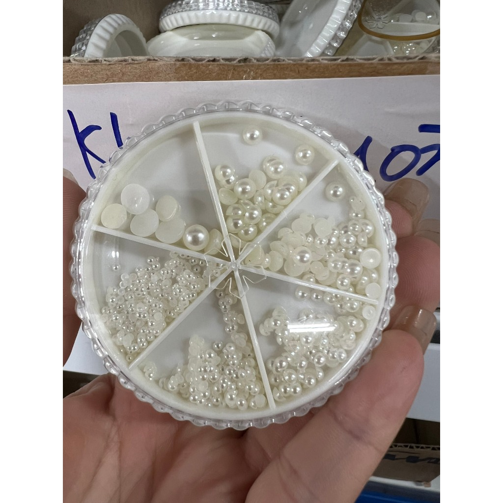 Set trai nửa mix size mix màu trang trí móng nail  - Phụ kiện đồ nail HSM