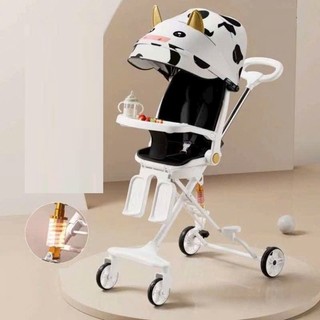 xe đẩy gấp gọn / xe đẩy du lịch M9 xoay chiều, bánh xe xoay 360 có chế độ ngồi, nằm, ngả lưng tiện lợi