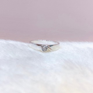 Nhẫn bạc nam nữ Classic Modern Romantic Couple Ring Silver - Nhẫn bạc ta cao cấp 8244SV
