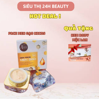 Kem Face Cấy Trắng Men Gạo Nicos + Tặng kem body