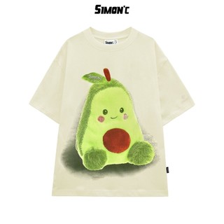 Áo thun Bơ Ngồi Kute unisex nam nữ form rộng,thun cotton su 4 chiều co giãn tốt, thấm hút mồ hôi hiệu quả, áo đôi; nhóm