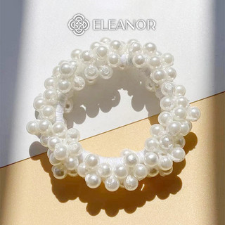 Dây buộc tóc nữ Eleanor Accessories đính ngọc trai nhân tạo dây cột tóc basic phụ kiện tóc 4036