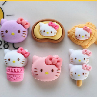 Charm gắn dép tomoni hình mèo kitty dễ thương - hq48