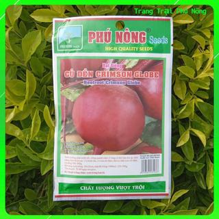 Hạt giống củ dền đỏ crimson globe phú nông - gói 5g - beetroot crimson globe