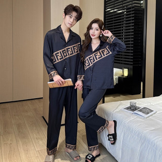 Bộ Lụa Mặc Nhà Pijama Nữ Dài Tay Chất Lụa Cao Cấp Mát Mềm Mịn ELSA PIJAMA