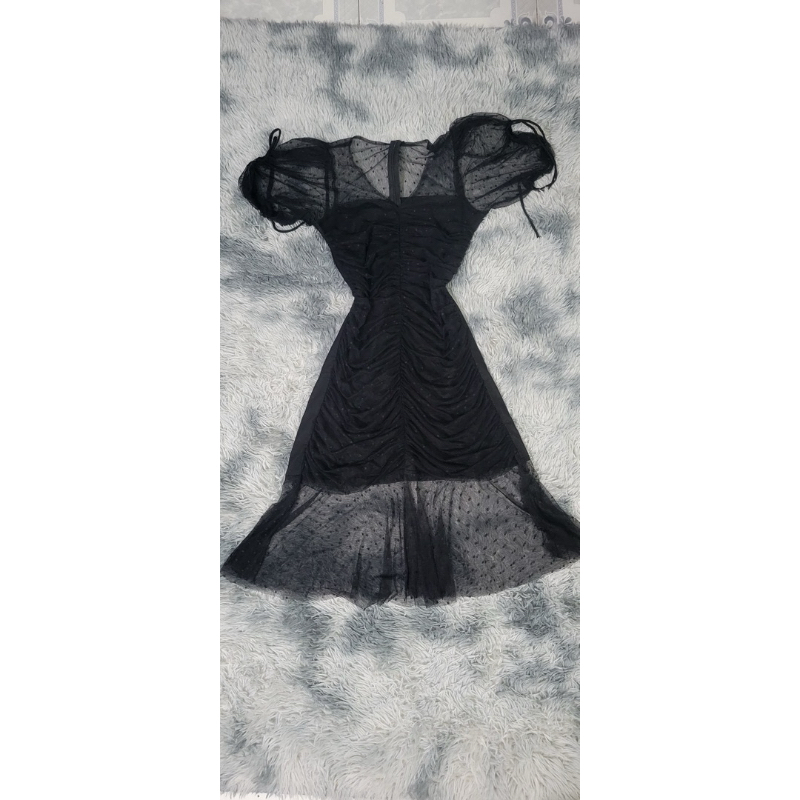 Thanh lý - đầm thiết kế voan dài sang trọng