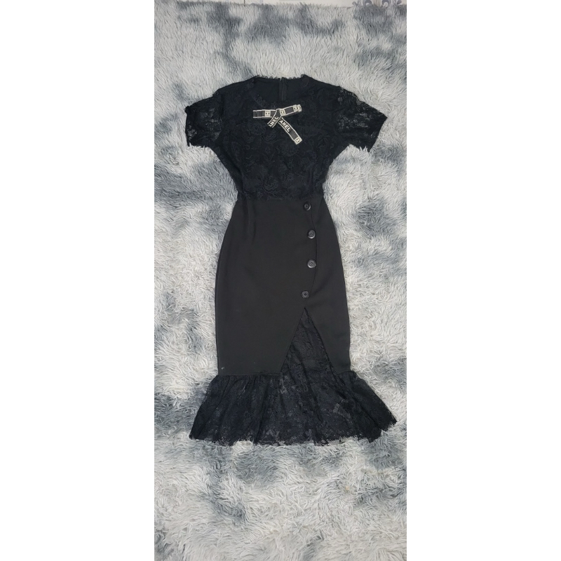 Thanh lý - đầm thiết kế voan dài sang trọng