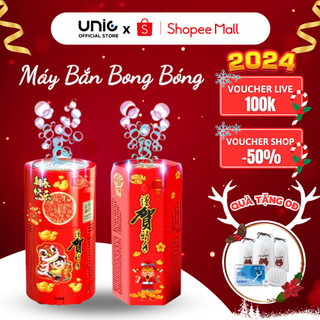 Máy Tạo Bong Bóng Pháo Hoa METIS Tự Động 12 Nóng Có Đèn Led Siêu Đẹp Kèm Nhạc Sử Dụng Pin Tiện Lợi Dễ Mang Theo