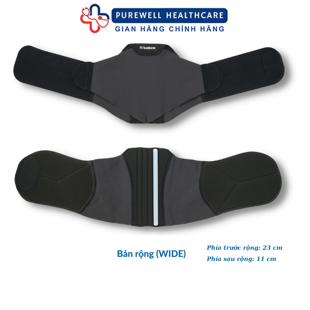 Đai lưng bonbone Pita Coru hỗ trợ các cơn đau lưng, cột sống, thắt lưng, thoát vị đĩa đệm, gai cột sống