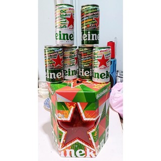 Set 6 lon bia Heineken (Quà tặng Tết 2024)